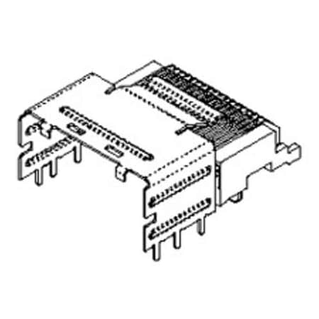 Molex Telecom And Datacom Connector, 26 Contact(S), Male, Right Angle, Surface Mount Terminal, Locking,  757830043